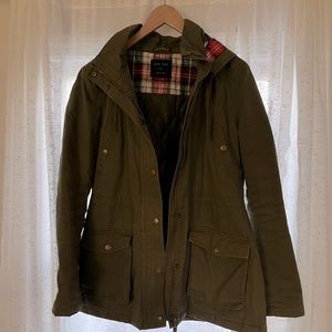 Size large women’s green utility jacket